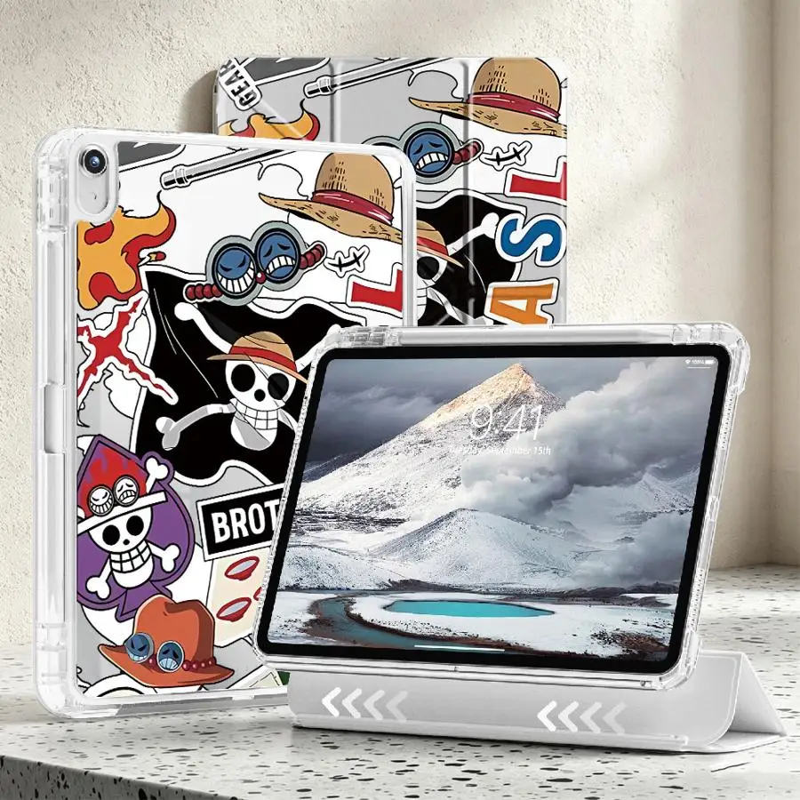 capa-para-tablet-one-piece-com-logo-estiloso-e-compartimento-para-caneta-para-ipad-12ª-11ª-geracao-mini-7-6-5-9ª-10ª-geracao-air-8-m2-m3-3-pro-13-2025-2026