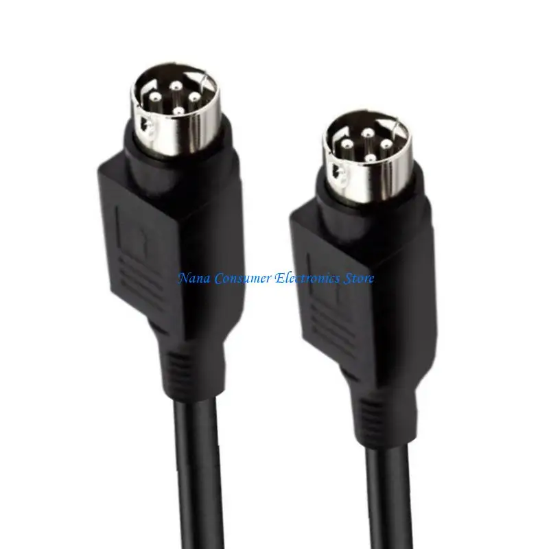 

G7NE 4Pin DIN Male Connectors Cable for R1700BTR1600TIII 4Pin Speaker Cord Lossless Sound Wire Widely Used Wire Replacement