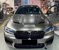 Used for BMW F90 M5 5 Series G30 Engine Hood Carbon Fiber GTS Style Engine Hood Body Kit