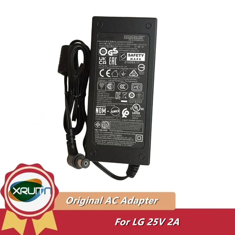 Original MS-Z2000R250-050D0-P 25V 2A AC Adapter EAY65901201 Charger for LG SK8 SH4 SH5 SK7-C SJ4 SJ5 SK5Y SL4R SN4 LH7 SOUND BAR