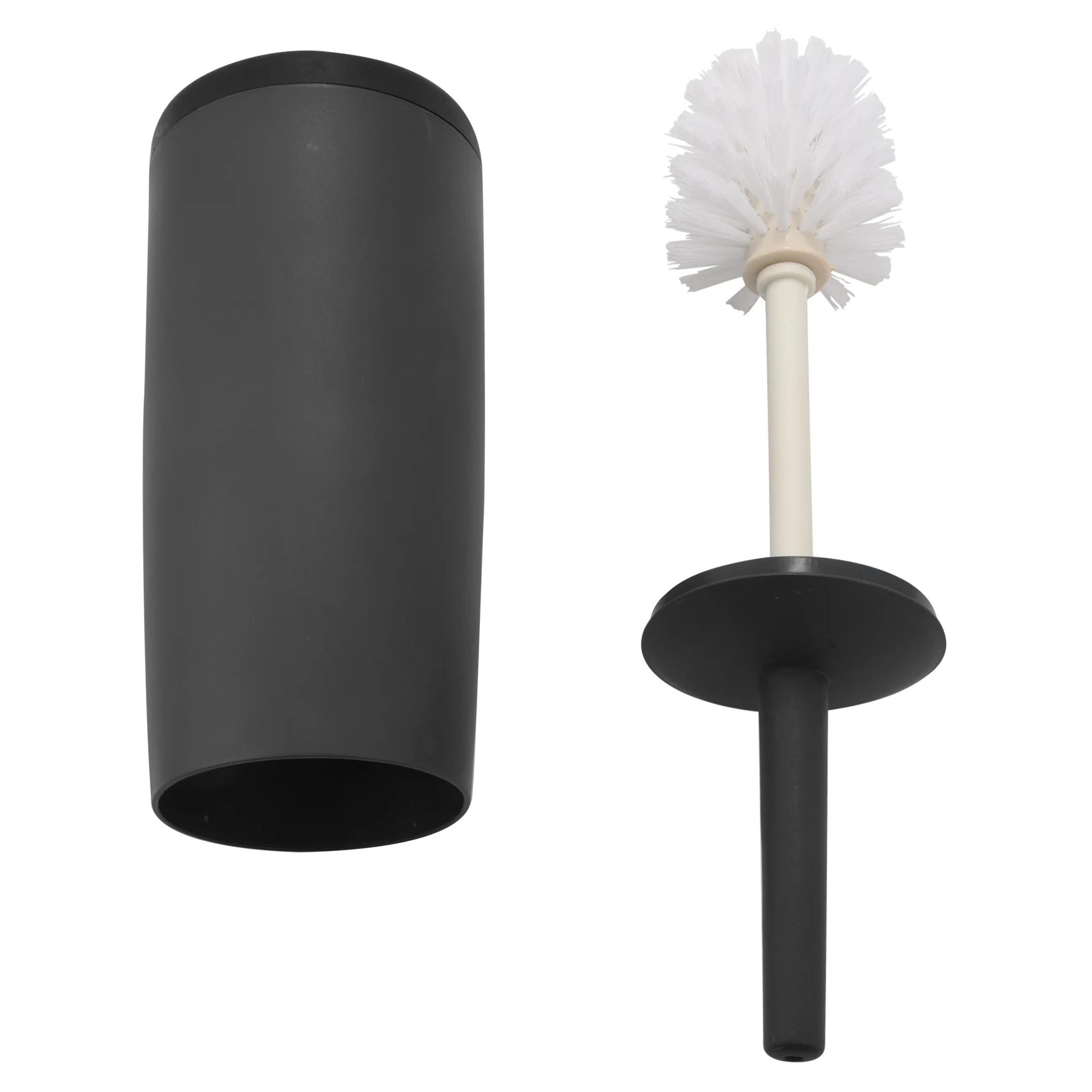 

Toilet Brushes and Holders Toilet Bowl Brush with Holder Dark Gray for Bathrooms Modern Design Toilet Brush with Lid Longe