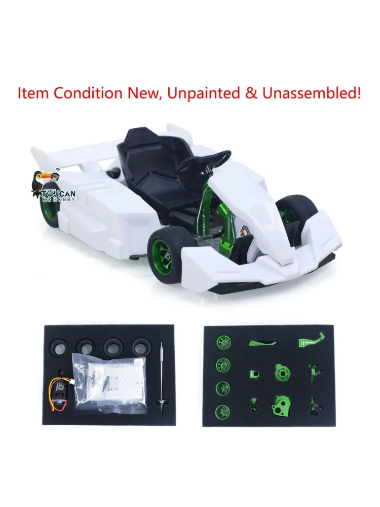 KIT JDM 298A 298B 1/10 4x4 RC Go-Kart illimité bricolage modèle véhicule télécommande voiture de course électrique moteur pas de batterie pour adulte