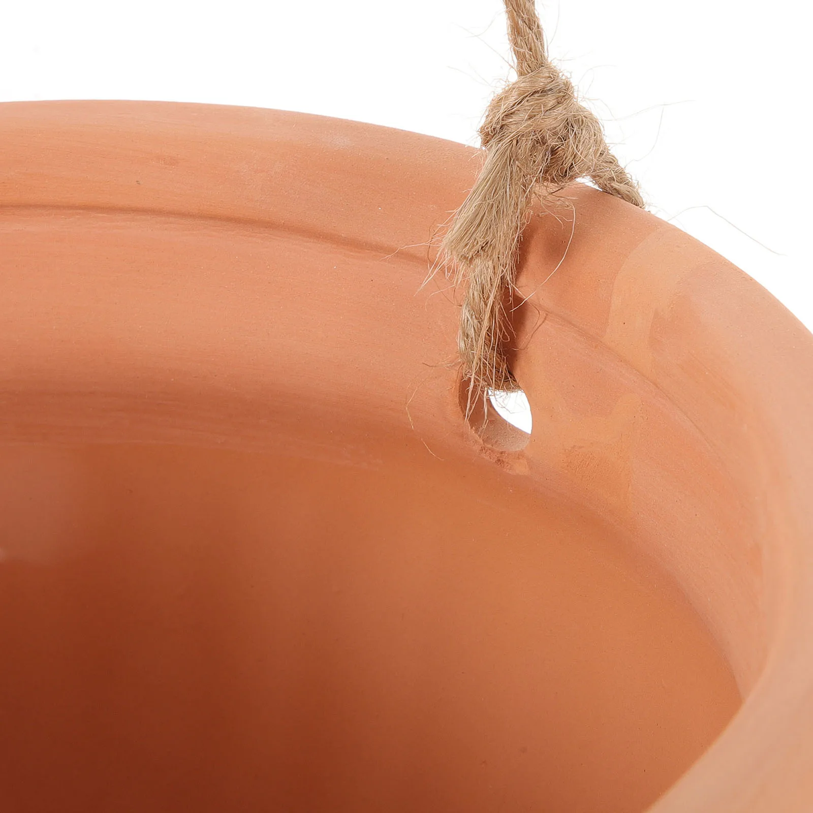 

1Set Pottery Hanging Flowerpot Basket with Hanging Rope Leak Hole for Indoor Outdoor Plants Strawberry Pot Strawberry Pots