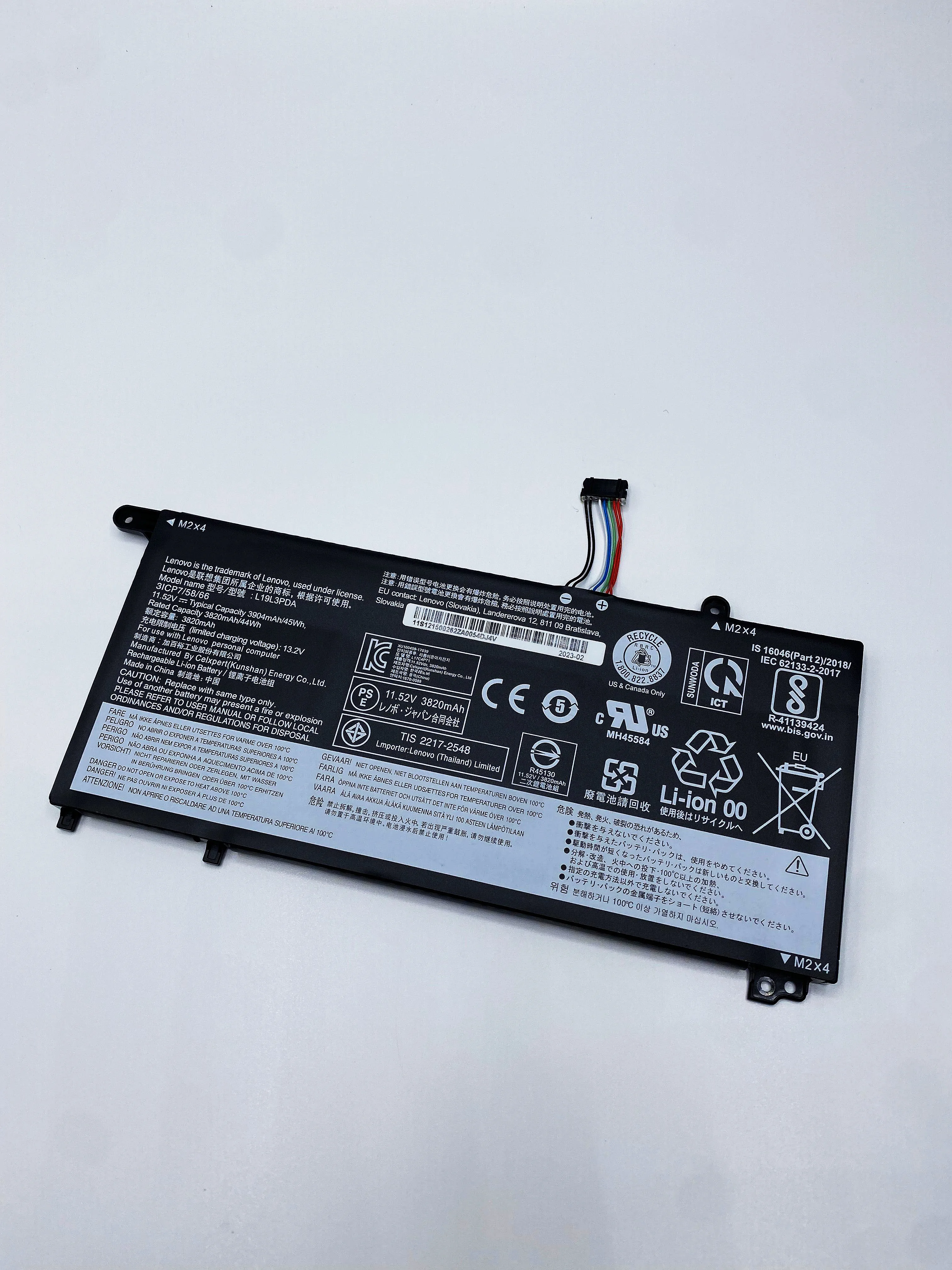 A bateria original do portátil para Lenovo ThinkBook, L19L3PDA, 14, 15, G2, ITL, é G3, ACL, ITL, G4, ABA, SB10Z21208, L19C3PDA, L19M3PDA, L19D3PDA