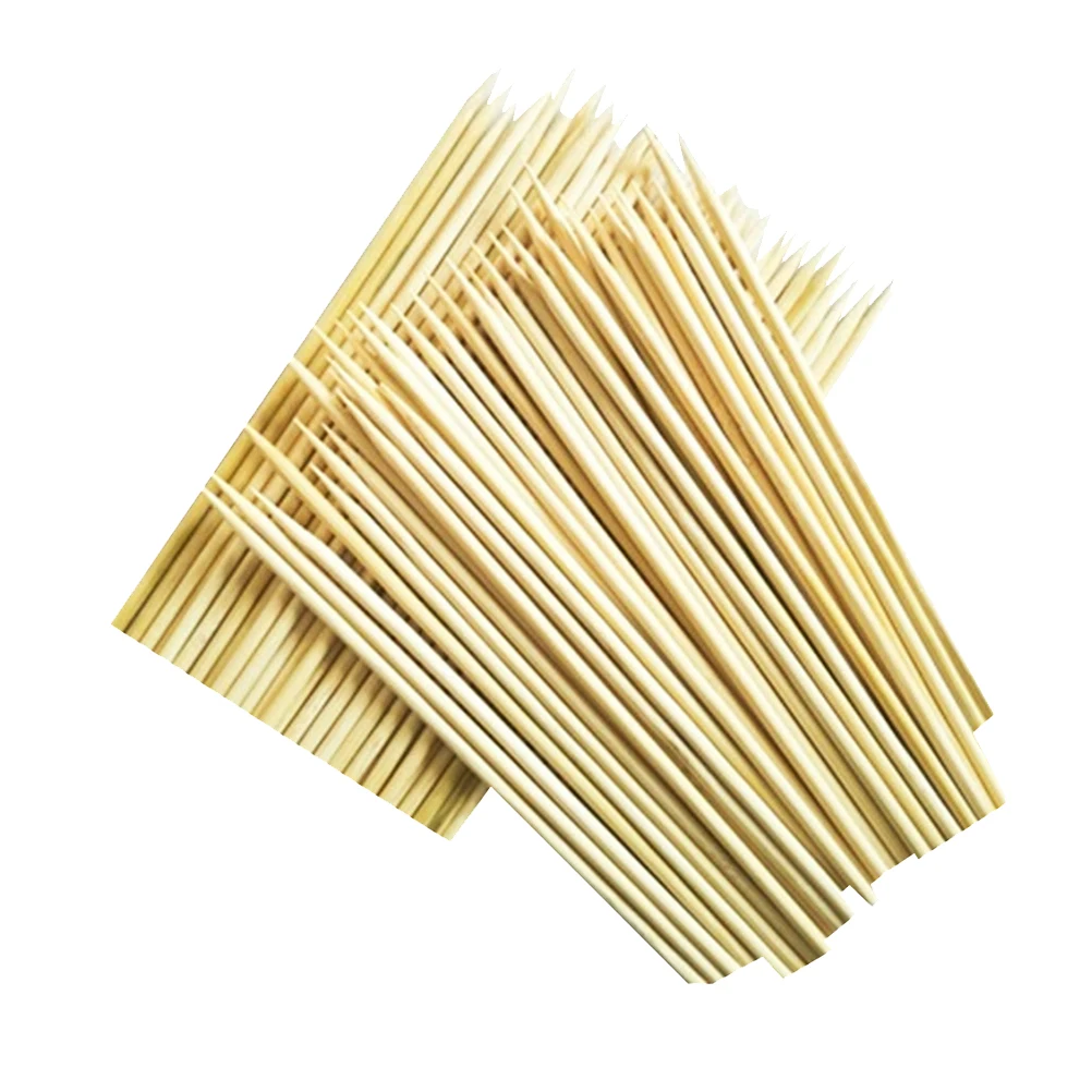 

600pcs Bamboo Skewers Food Picks for Bamboo Skewers For Meat Appetizers Barbecue Sticks Meat Kitchen Bar Tools
