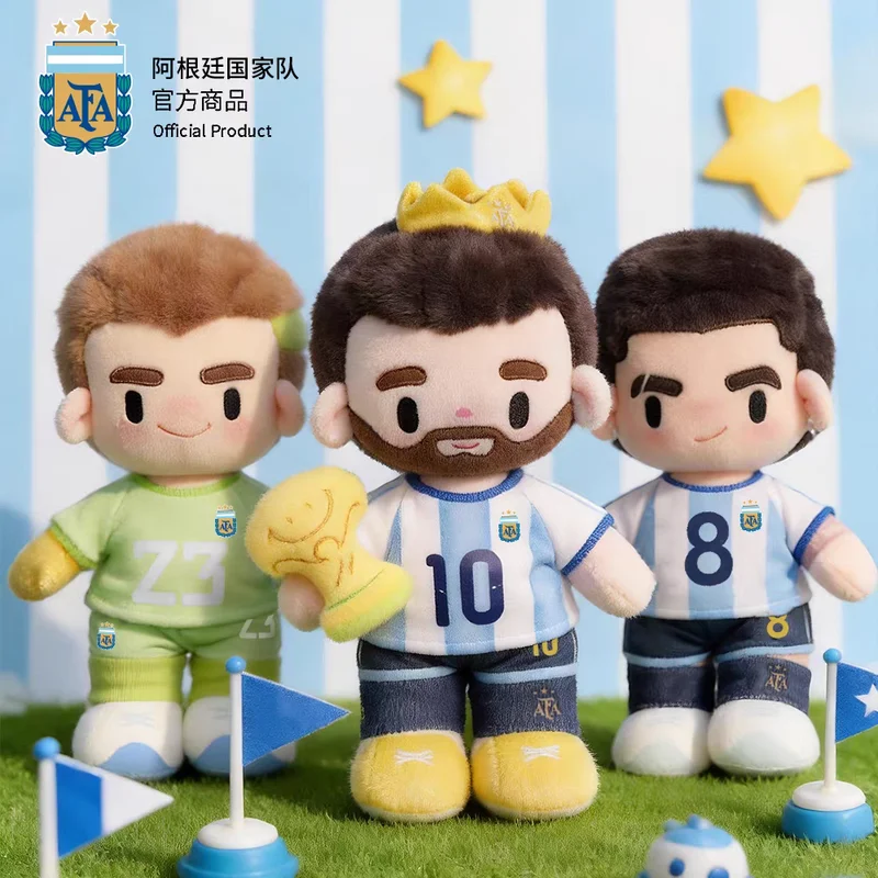 authentic-argentina-soccer-player-plush-doll-35cm-jersey-style-soft-stuffed-toy-fan-collectible-toy-birthday-gift-in-stock