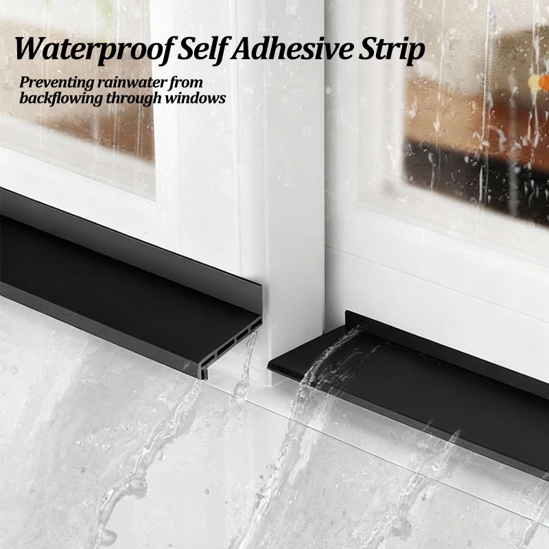 1.1 متر TPE نافذة حجب المياه بار شرفة مقاوم للماء غير نافذ للمطر لوحة دليل المياه نافذة المنزل حجب مجلس ختم الشريط