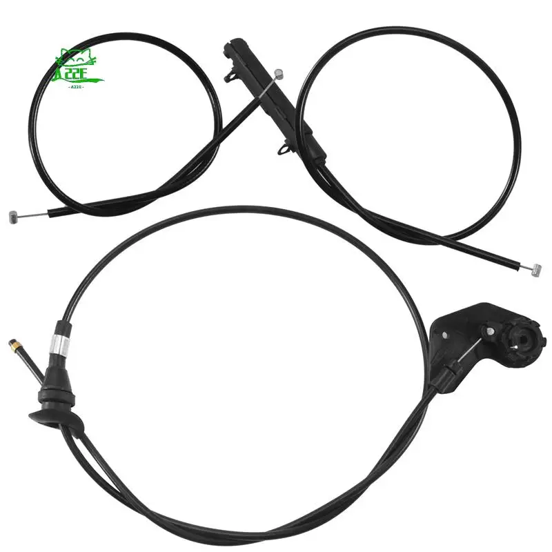 

A22E-3PCS Engine Bowden Cable Hood Release Wire For-BMW E39 525I 530I 51238176595 51238190754 51238176596