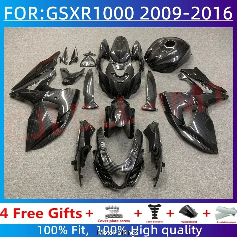 Motorcycle Fairing Kit for 2009-2016 SUZUKI GSXR1000 GSX-R1000 2010 2011 2012 2013 2014 2015 K9 Fairings set Carbon fiber paint