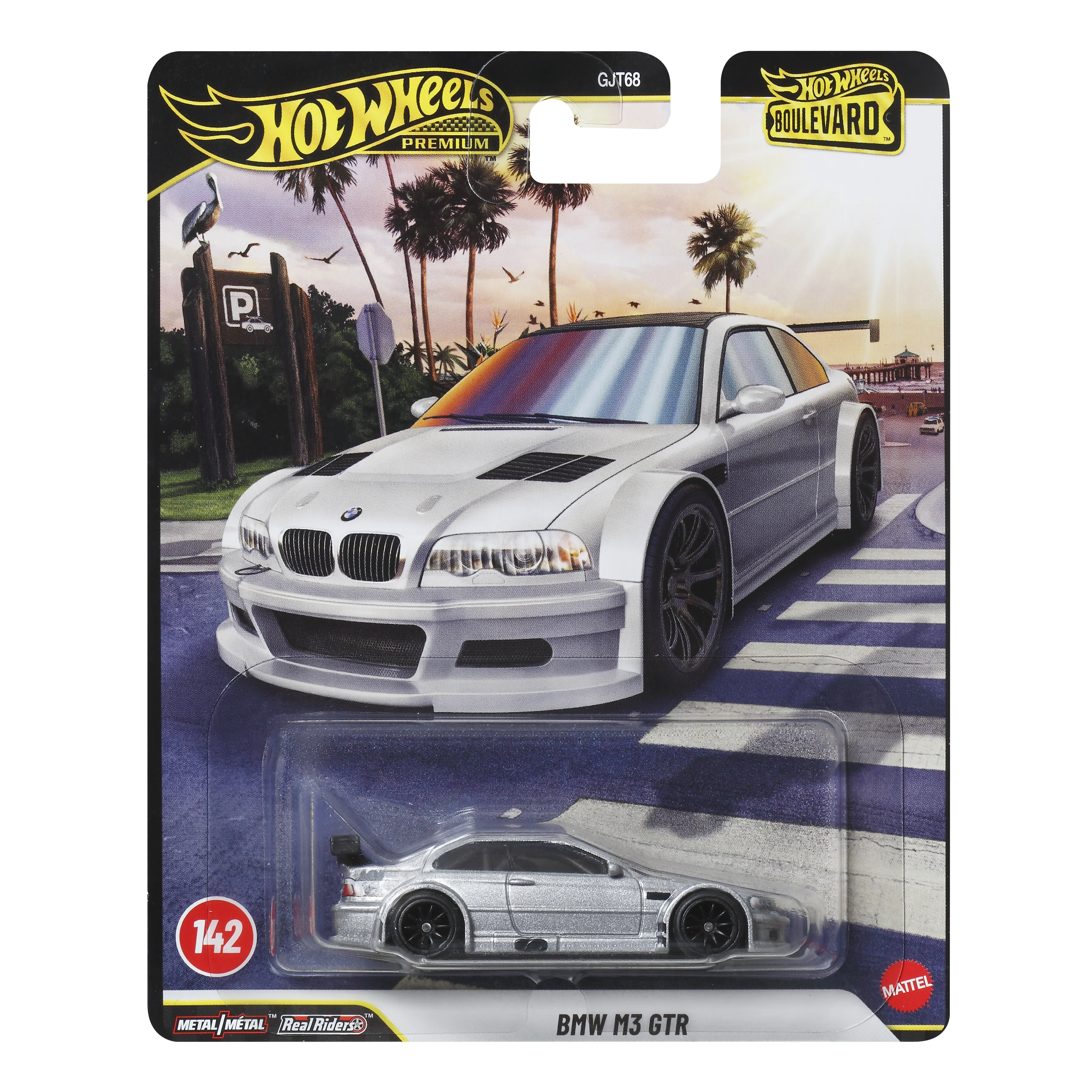 Hot Wheels Premium BMW M3 GTR Pontiac Nissan Toyota Dodge New Boulevard 29 Alloy 1:64 Diecast Vehicle Car Model Collectible Toy