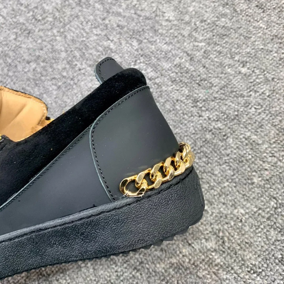 New Fashion Casual Sneakers for Men Brand Designer Women Tennis shoes Luxury Real Leather GZ Loafers Sports shoes 35-48 G0169