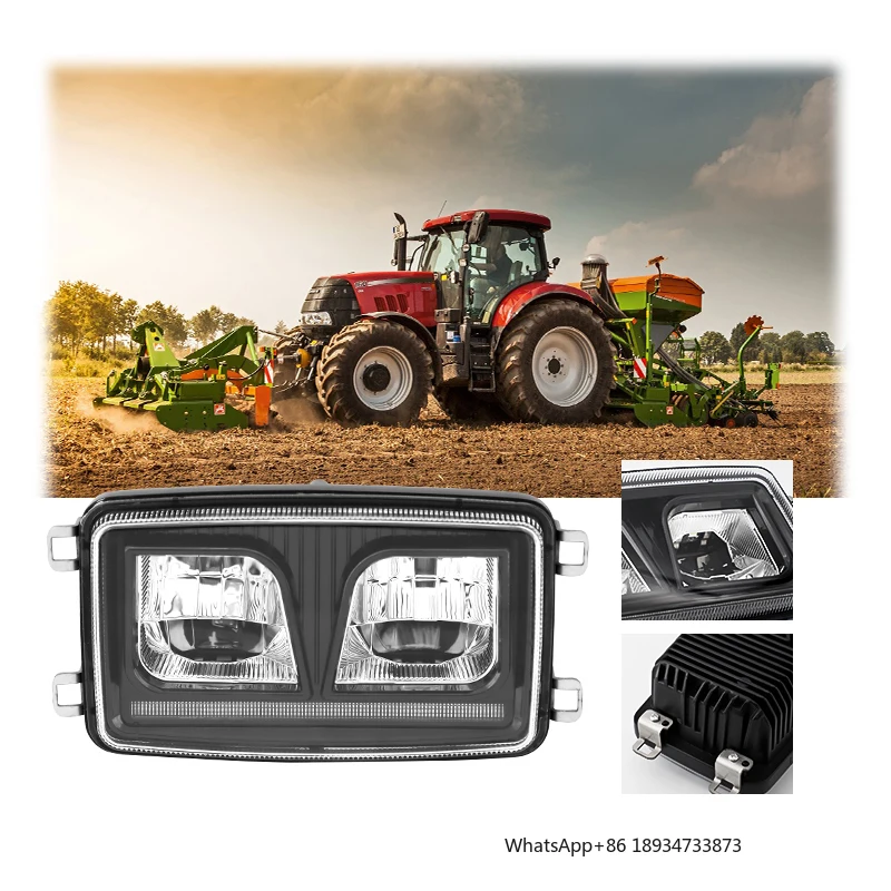 ECE R149 John Dee-re Tractor 3 X 5 ''المصباح الأمامي 6000K عالية منخفضة شعاع Led كشافات مع مصباح وقوف السيارات #5