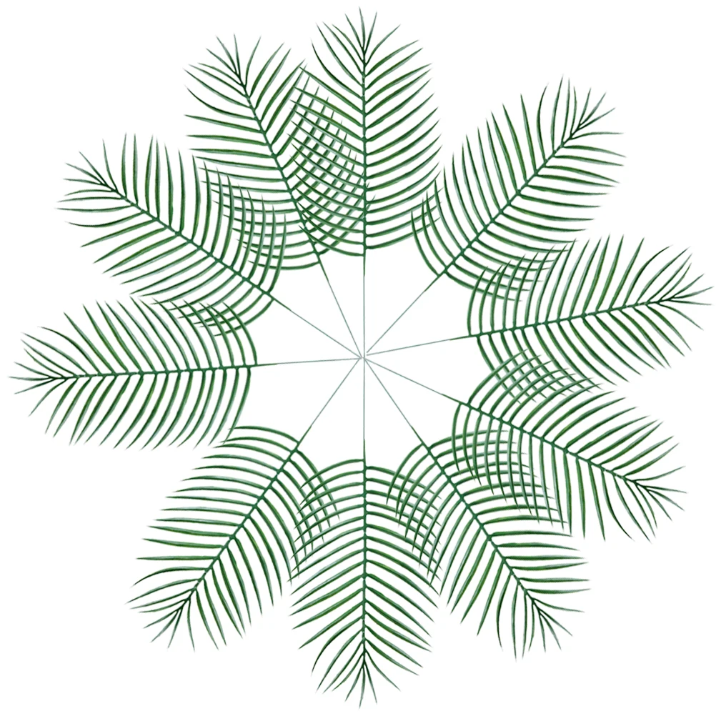 

10 Pcs Artificial Leaves Realistic Decorative Plants for Home Bedroom Living Room Craft Layout Faux Leaf StylishDecorations