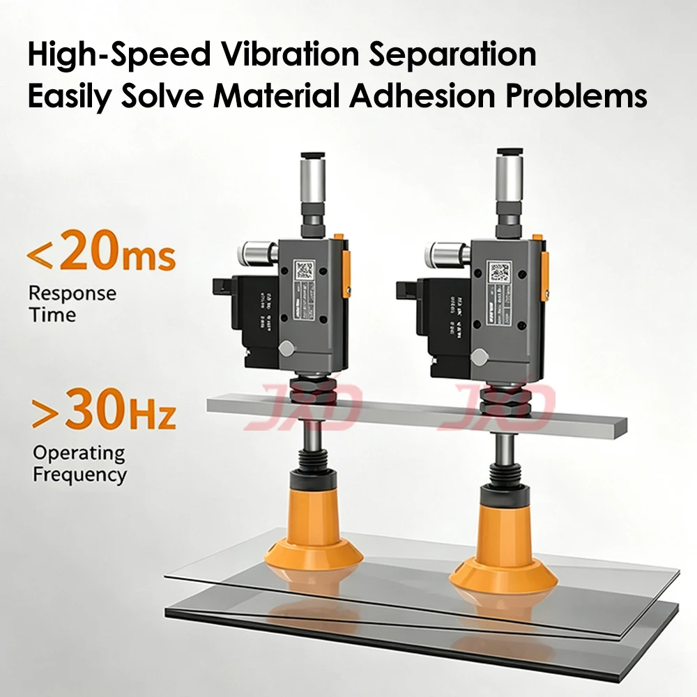 AKVC Series High Frequency Vacuum Blade Cylinder with Solenoid Valve Buffer Rod Push Rod Type Vibration Suction Cup Pneumatic