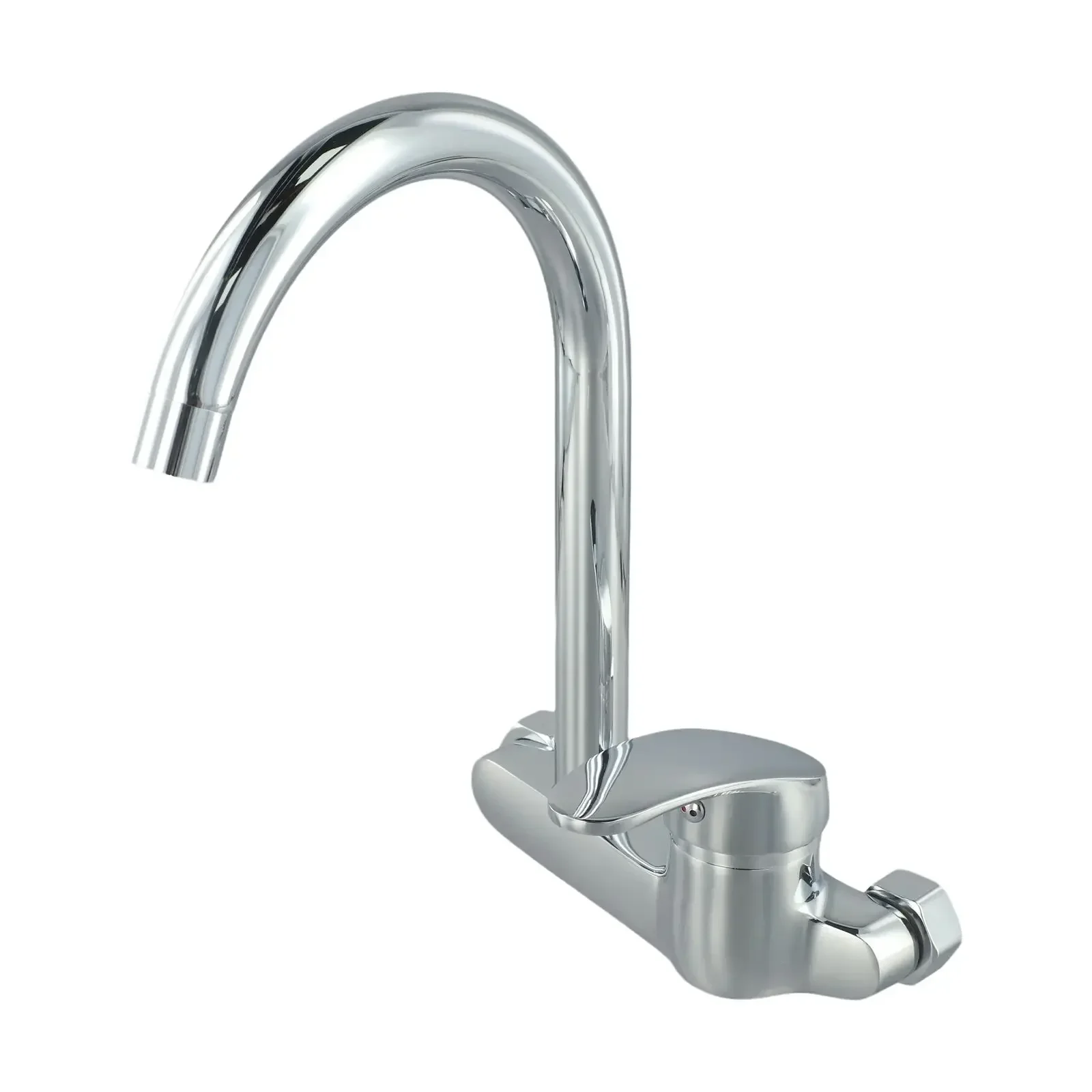 Color Chrome Wall Mounted Faucet Brass Construction Easy Installation High-quality Material Long-lasting Performance