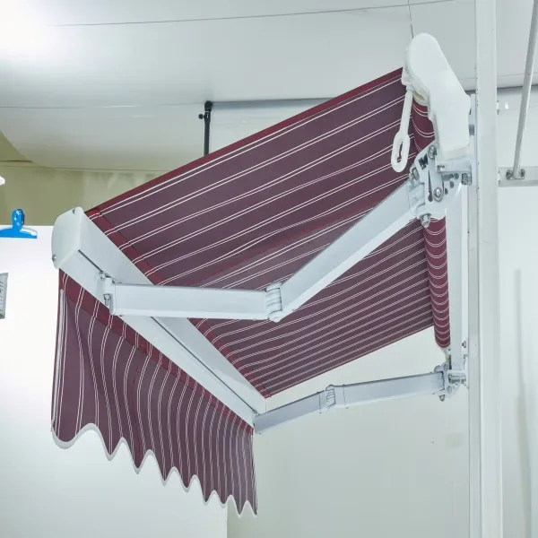 Manufacturer Manual Modern Extendable Retractable Awning Wall Mounted Aluminum Alloy Frame Heavy Duty Outdoor Motorized