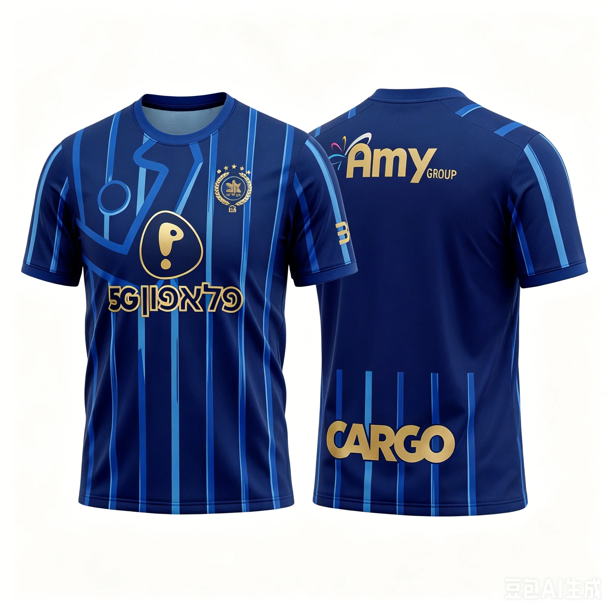 T-shirt Athleisure pour Fans de Football Tendance Moderne Maccabi Tel Aviv 26-27 – Maillot Adulte et Enfant Respirant, Doux, Confortable et Élégant pour l'Été