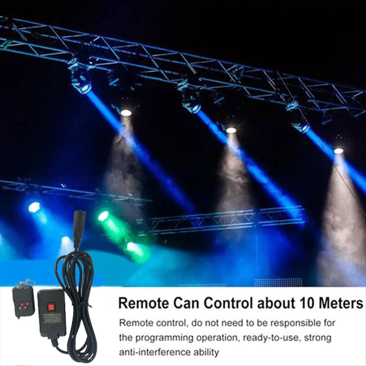 A40I Wired Remote Controller for Fog Machines for 400W 900W 1500W Foggers Ideal for Stage Effects and Mist Generation
