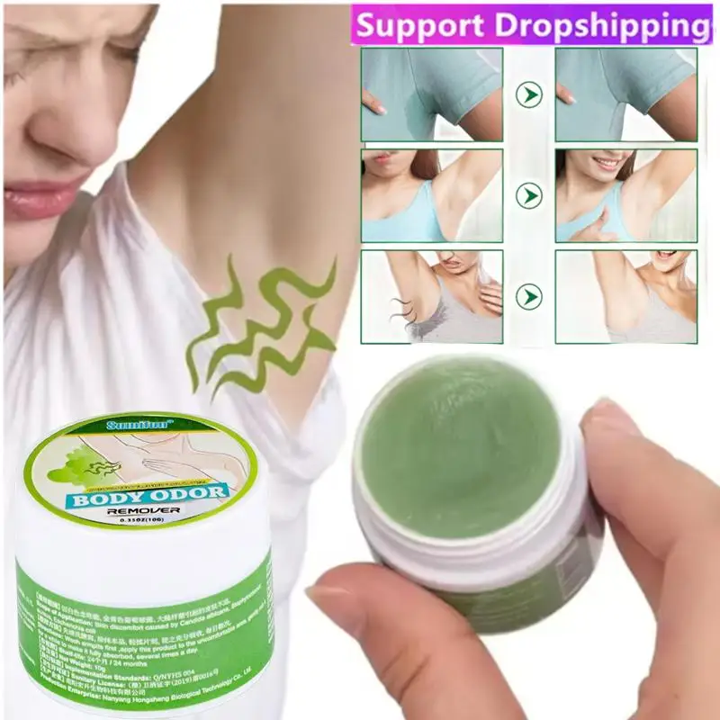 10g Odor Remove Cream Underarm Bad Smell Sweating Removal Armpit Refreshing Antiperspirant Lasting Aroma Deodorant Body Care