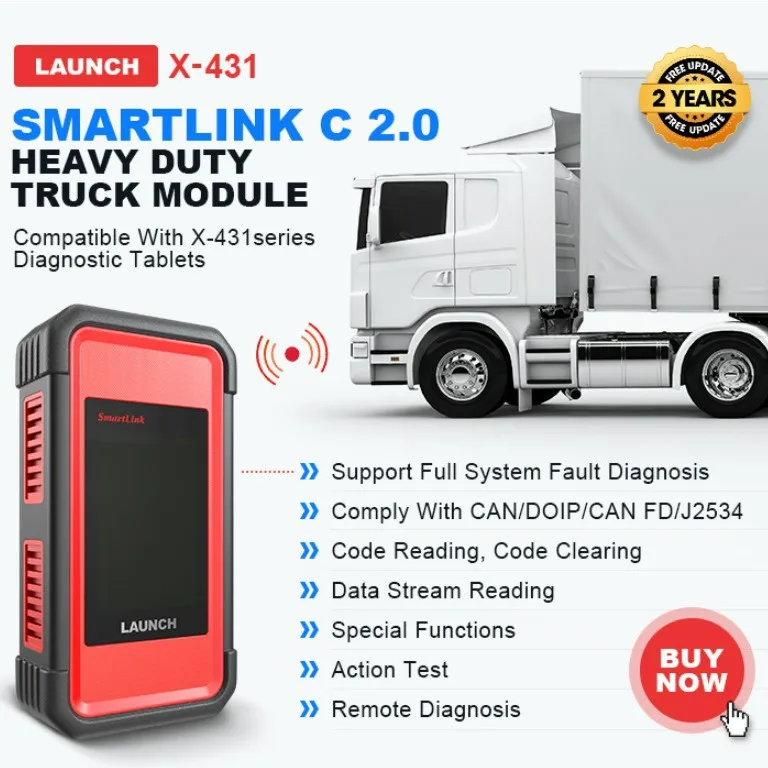 X431 HD SmartLink C Heavy Duty-Modul auf den Markt gebracht