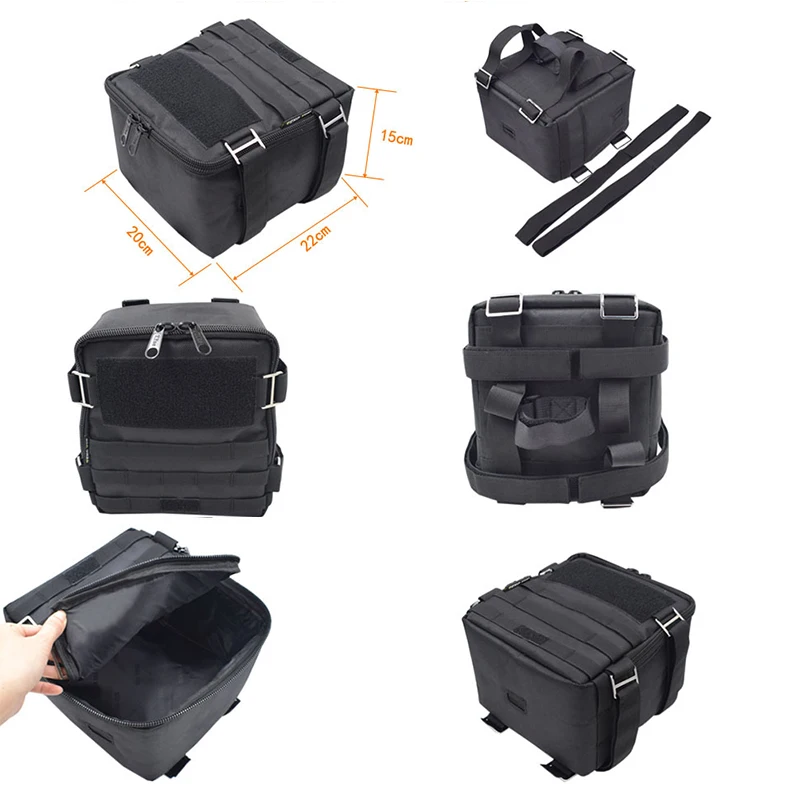 20x22x15cm Electric Self-propelled Parent-child Mobility Electric Scooter Lithium Battery Bottle Car Beam Bag Storage Bag