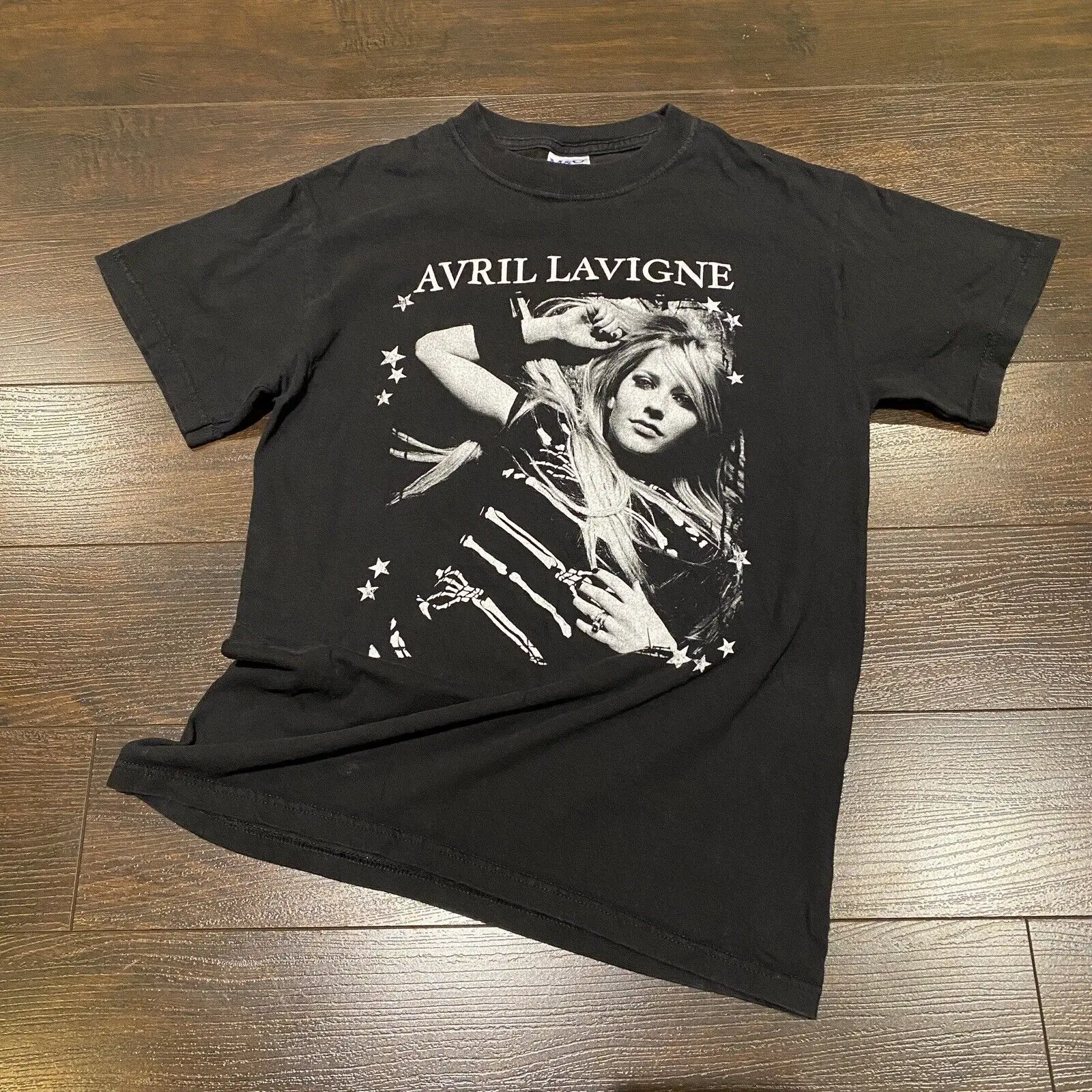 Vintage 2008 Avril Lavigne The Best Damn Tour Size S Double Sided Punk Rock Band