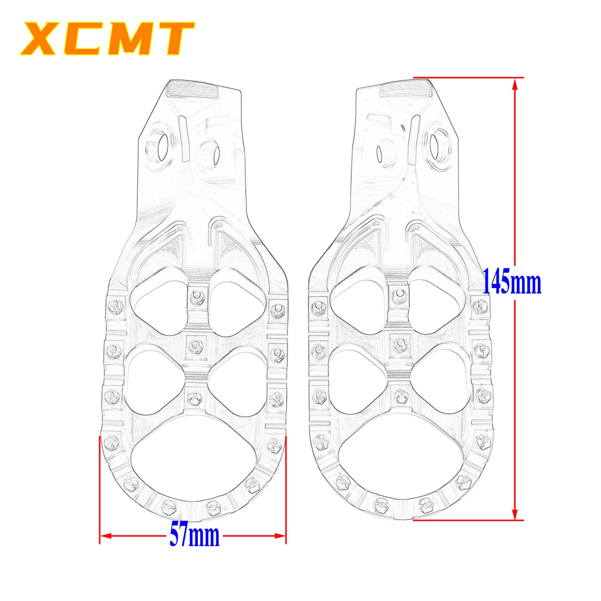 Forged Enlarged Foot Pegs FootRest Footpegs Rests For Husqvarna TE 300 TE 250 FE 350 FE 450 FE 501 2024 TX 300 FX 350 2023 2024