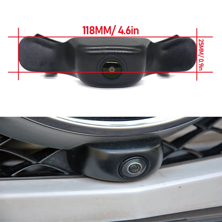 Car Front View Camera For Mercedes Benz GLC X253 C253 Glc250 Glc300 43 2016-2020 HD Night Vision Waterproof Parking Front Camera