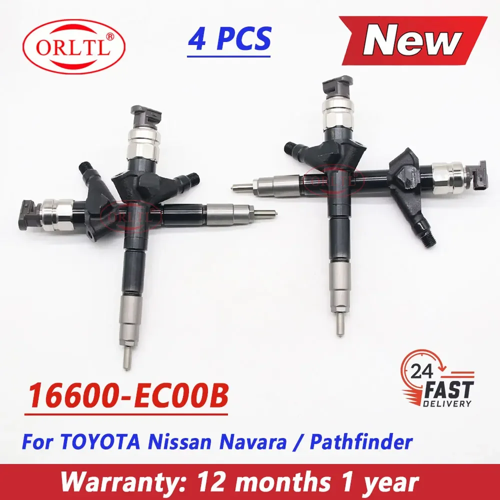 4PCS 16600-EC00B Diesel Injector Nozzle 16600 EC00B Fuel Sprayer 16600EC00B For Toyota Nissan Navara SM295040-6300