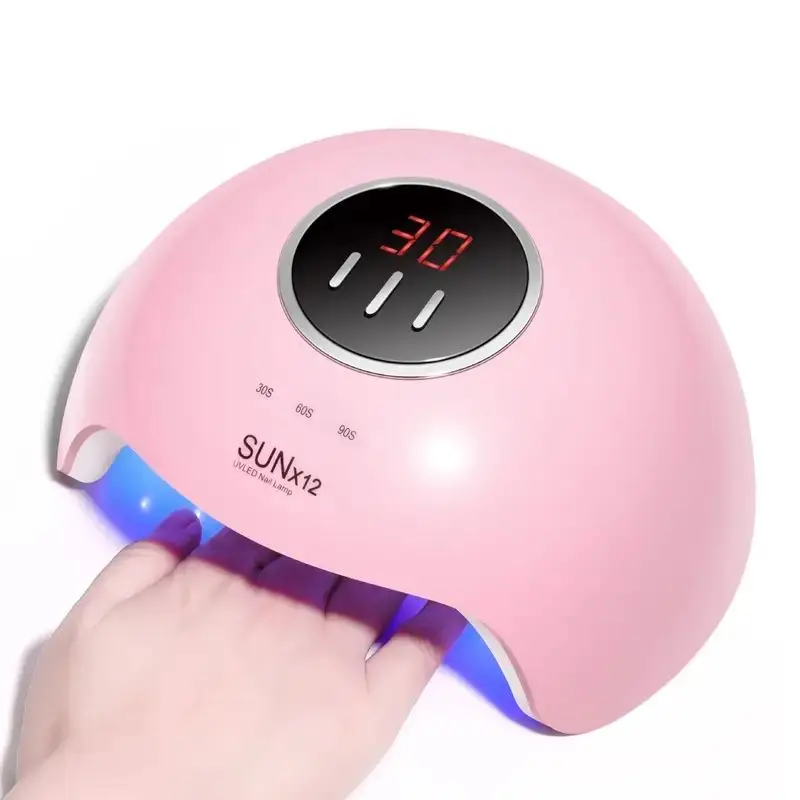 54W Professional Rechargeable Portable UV LED Nail Lamp Multi-Function UV Gel Dryer Home Salon Use Nail Design Tools
