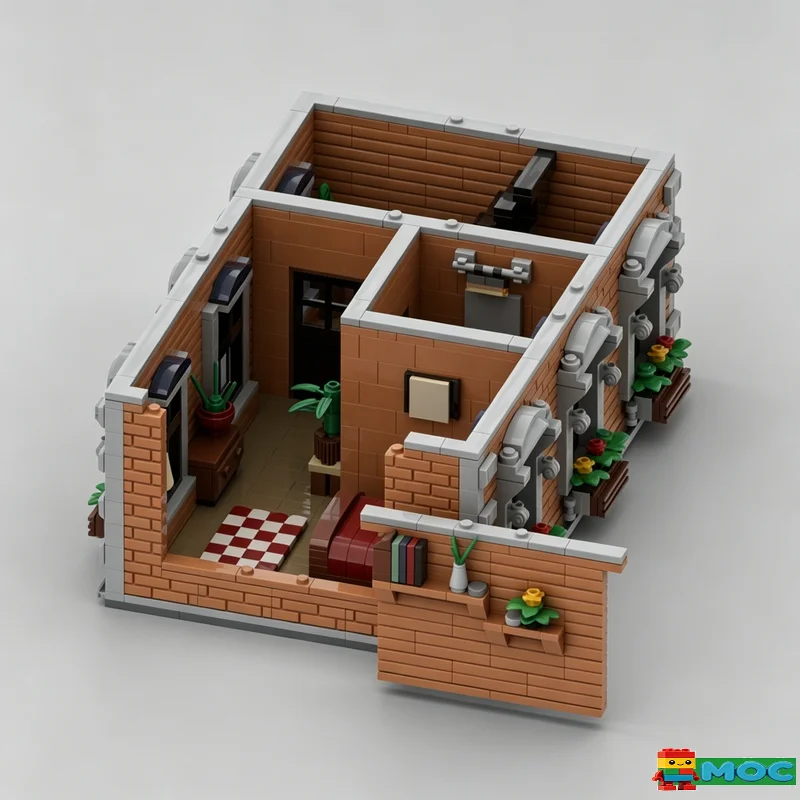 4797PCS Pub Modular City Street View MOC Architecture Model Building Block Educational Birthday Gift For Collectors Home Display 3