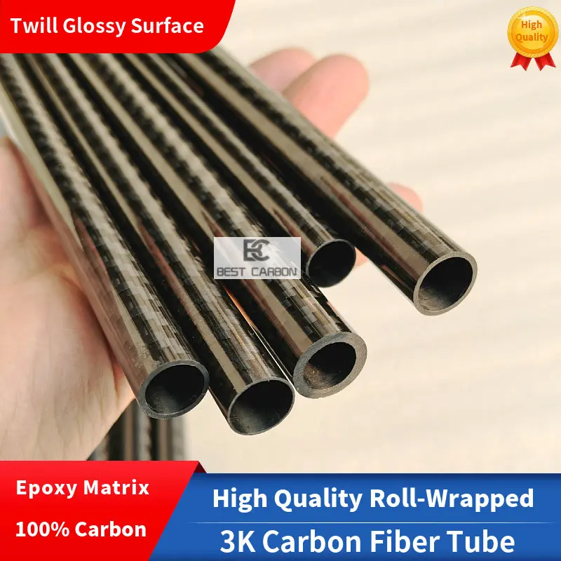 

Elad's order 20260316 Twill glossy carbon fiber tubes
