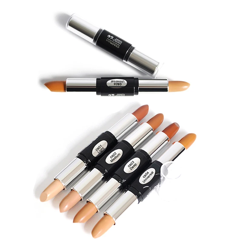 2-in-1 Double Head Contouring Face Foundation Concealer Pencil Dark Circles Corrector Contour Concealers Stick Cosmetic Makeup
