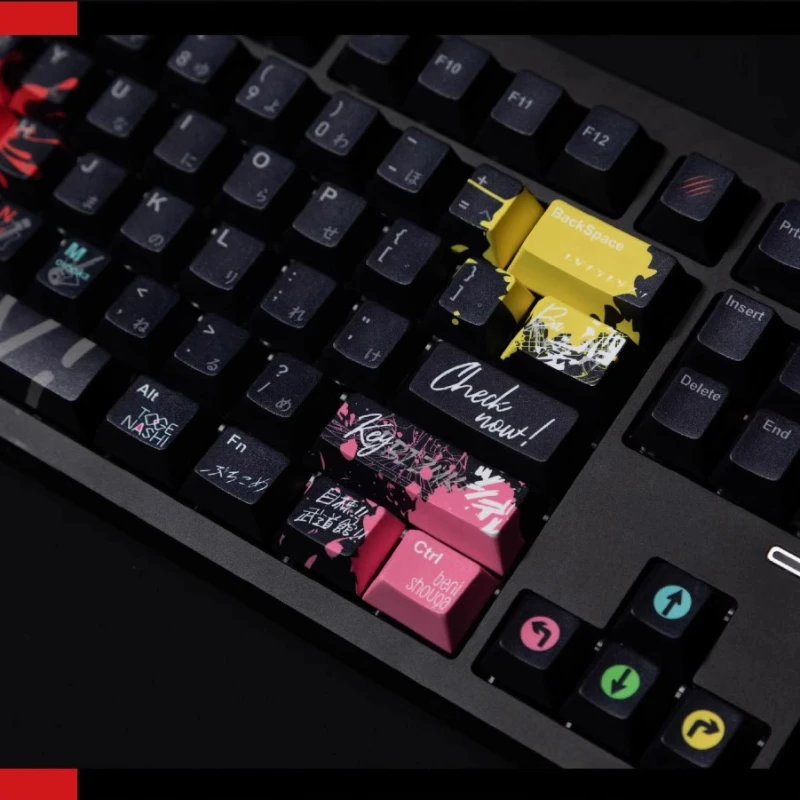 GIRLS BAND CRY Theme Keycaps Set PBT Cherry Profile 140keys Custom Original Handmade Keycaps for Mechanical Keyboard Accessories