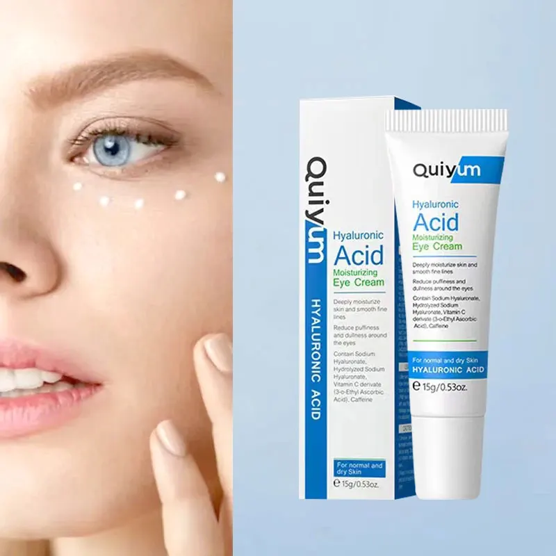 Hyaluronic Acid Eye Cream Smooth Fine Lines Reduce Wrinkles Moistunzing Skin Care Product