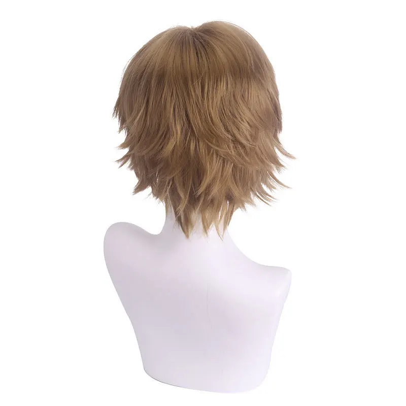 Sakura Cardcaptor Sakura Cosplay Wig For Li Xiaolong Short Hair With Fluffy Ends