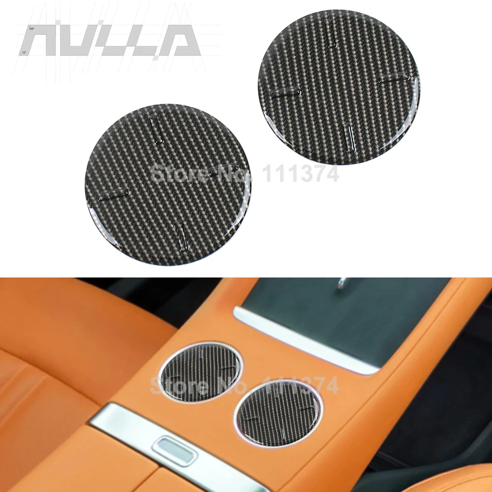 

Для Xiaomi YU7 2025-2026 центральное управление чашка для воды Pad декоративная рамка ABS карбоновый вид защитные аксессуары для корпуса