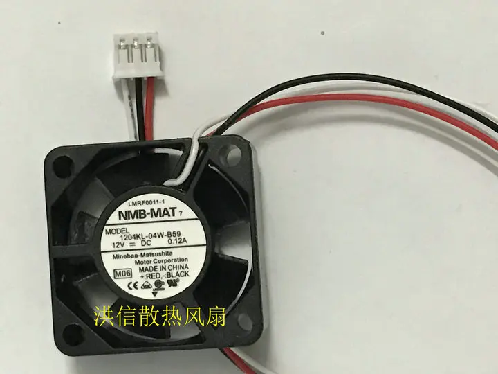 

Free shipping original NMB-MAT 1204KL-04W-B59 3010 12V 0.12A 3CM Yaskawa drive fan