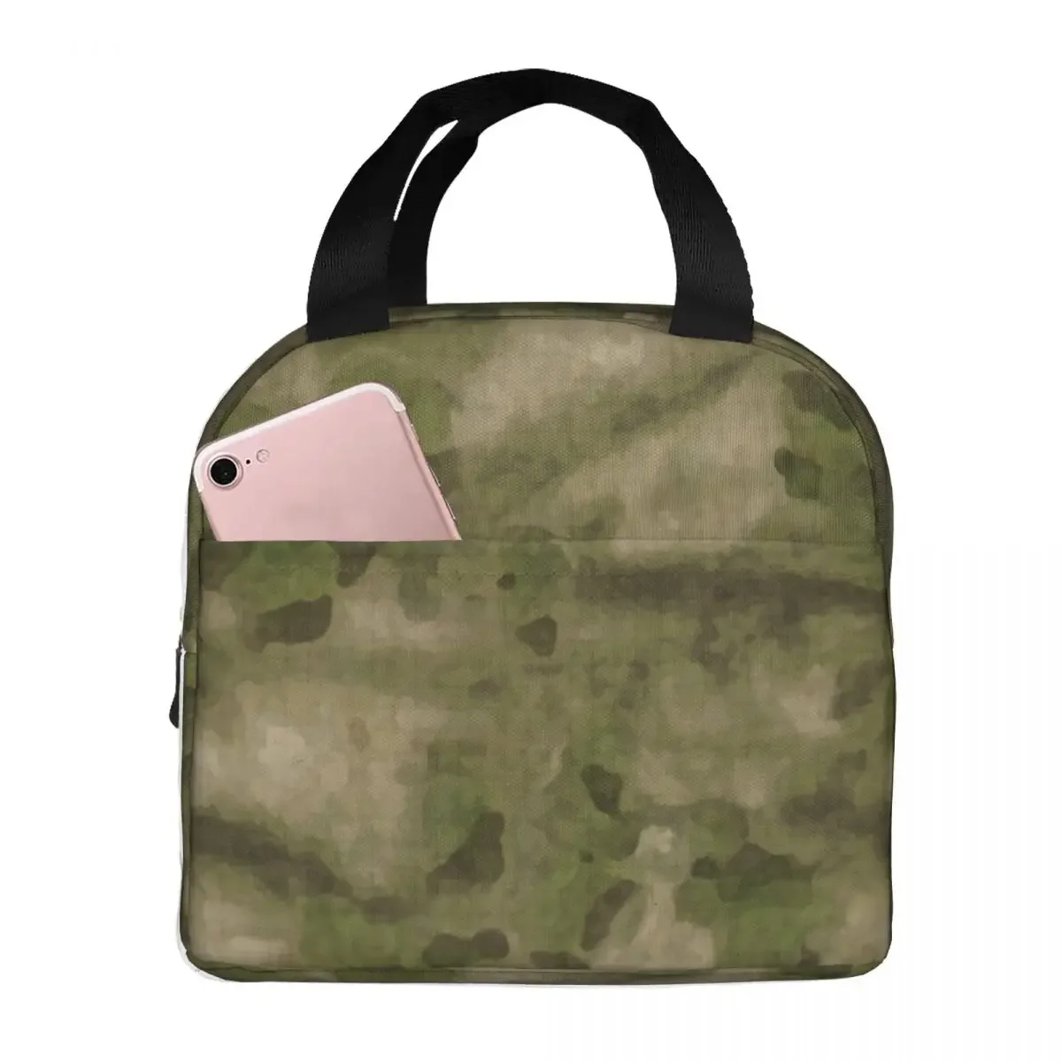 A TACS FG Insulated lunch bag Camouflage Women Kids Cooler Bag Thermal Portable Lunch Box Ice Pack Tote