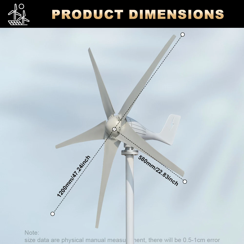 Poland Delivers 8000W Horizontal Household 220V New Energy Wind Turbine Generator