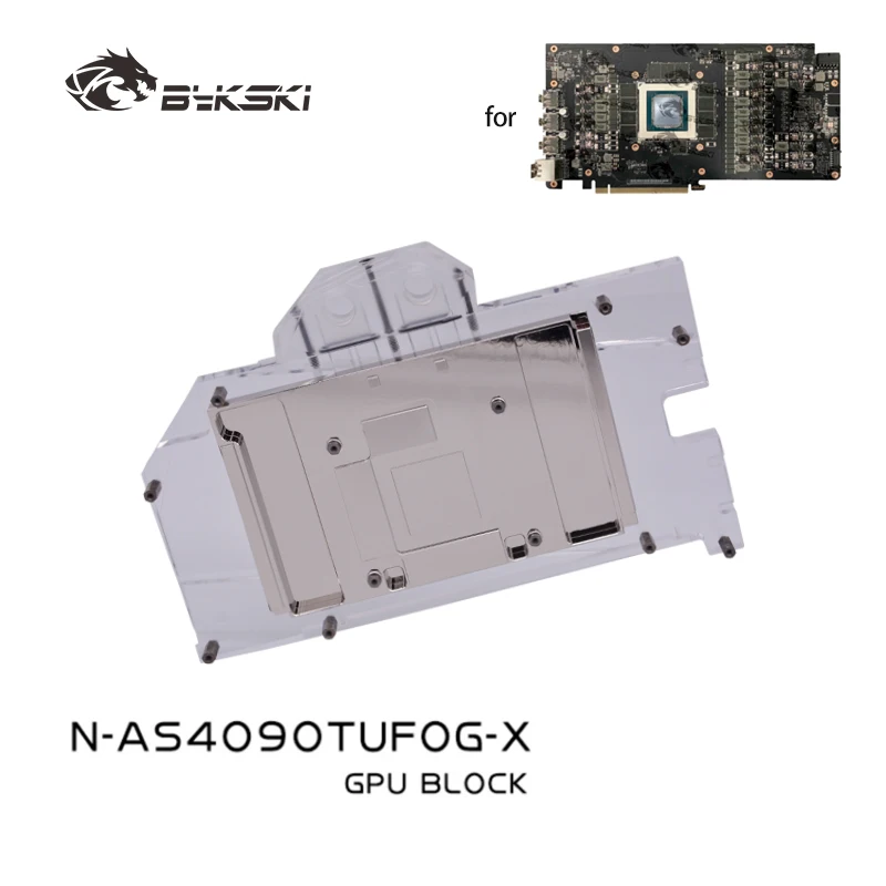 

Bykski GPU Water Block for ASUS ROG Strix LC/TUF GAMING GeForce RTX 4090 Video Card /Copper Cooler RGB Radiator /N-AS4090TUFOG-X