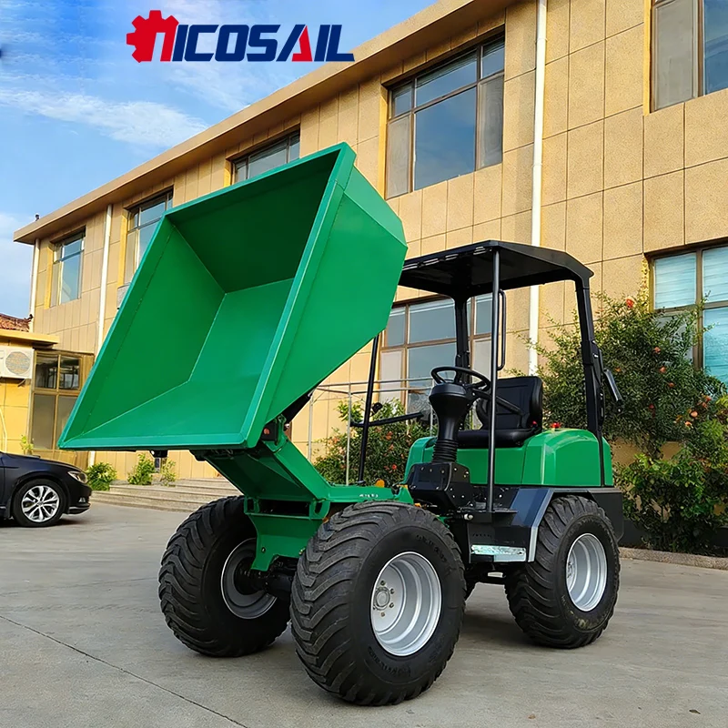 Nicosail D130 Utility Dumper 12km/h for Ranch Grazing Land Digging Stone Carrying Garden  Compost Transport High-Speed Work