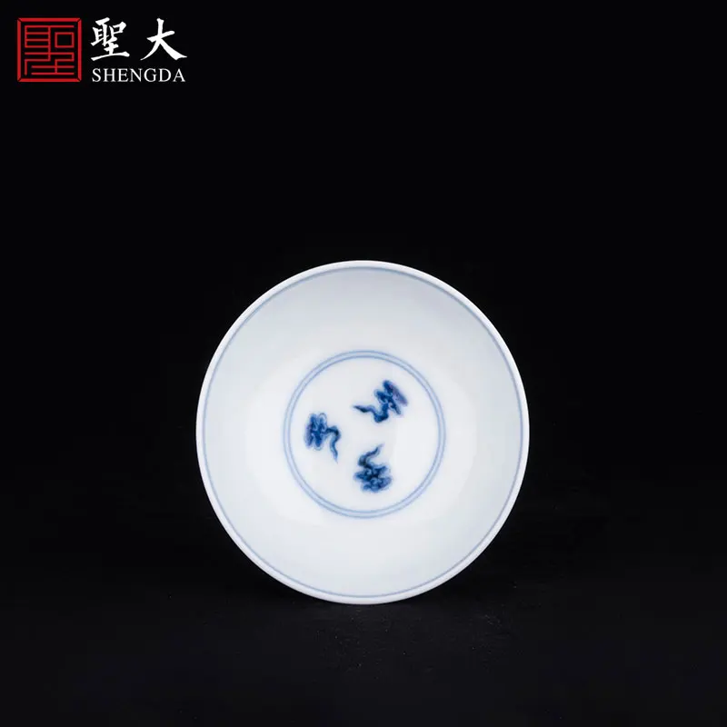 |In the royal and ancient sample tea cup should hand-painted ceramic blue sea dragon master jingdezhen all hand tea set