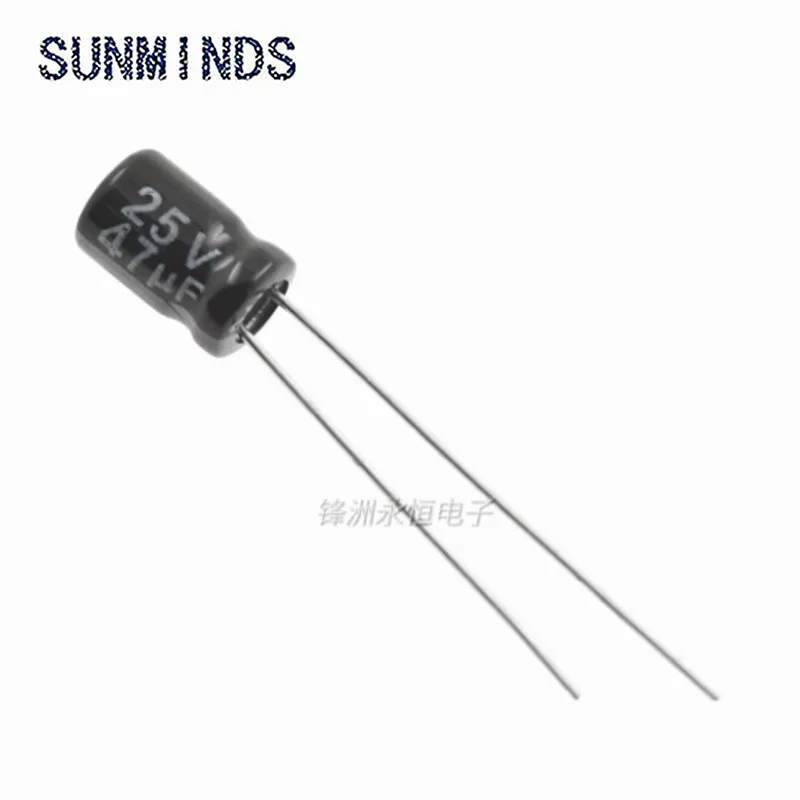 5-50PCS  Electrolytic Capacitance  25V 10/22/33/47/100/220/330/470uF 680/1000/2200/3300/4700/6800/10000uF