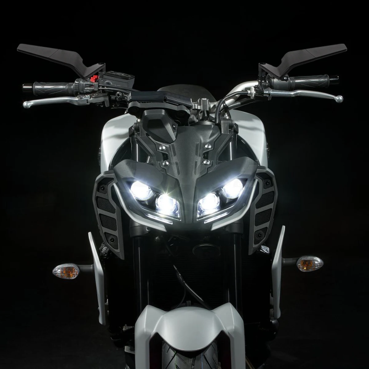 Motorcycle Side View Mirror For Yamaha MT07 MT09 FZ07 FZ09 MT03 MT10 Stealth Winglets Rearview Mirrors Kits Rotate Adjustable image 6