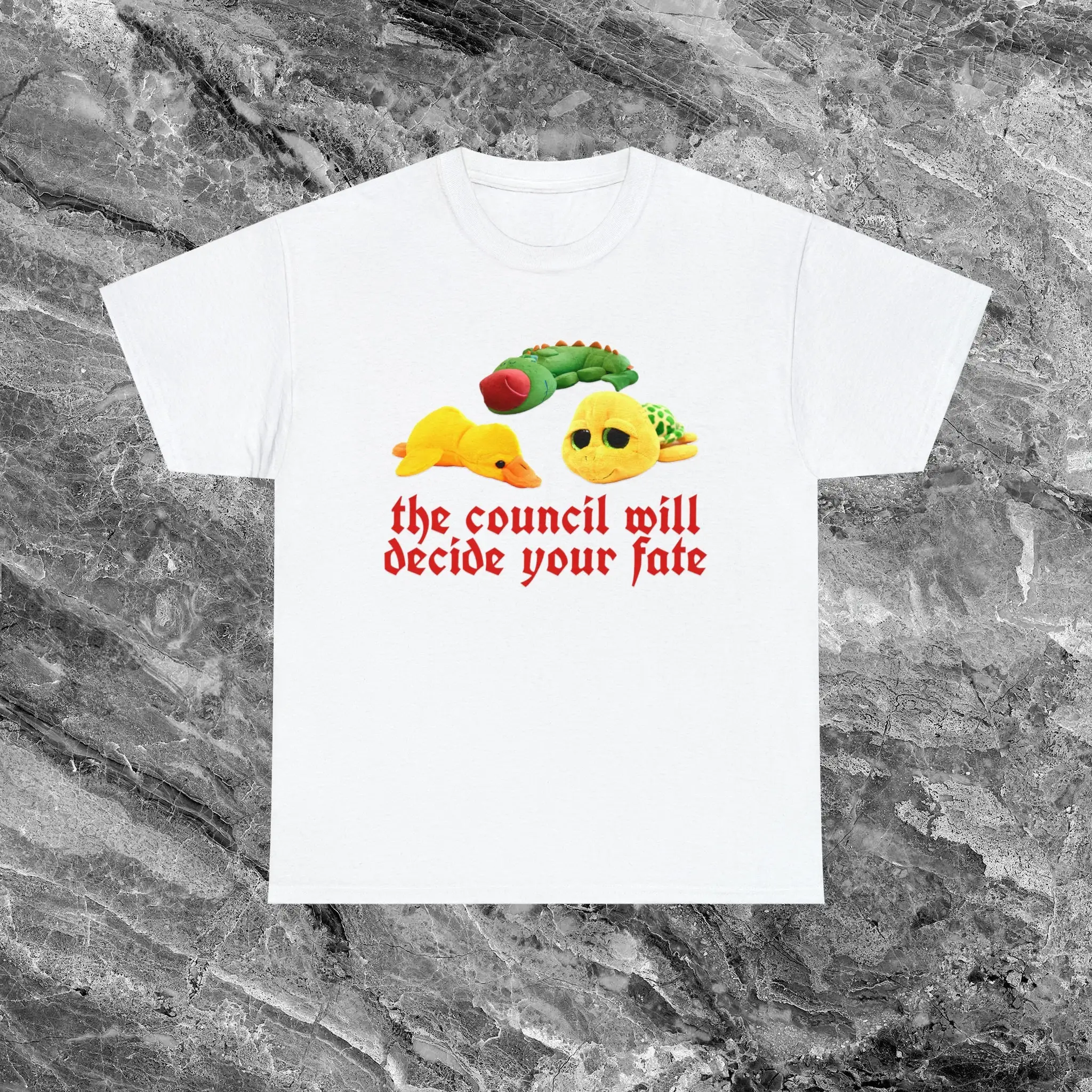 The Council Will Decide Your Fate T Shirt Funny Meme Ironic Weird Shirts Cursed That Go Hard