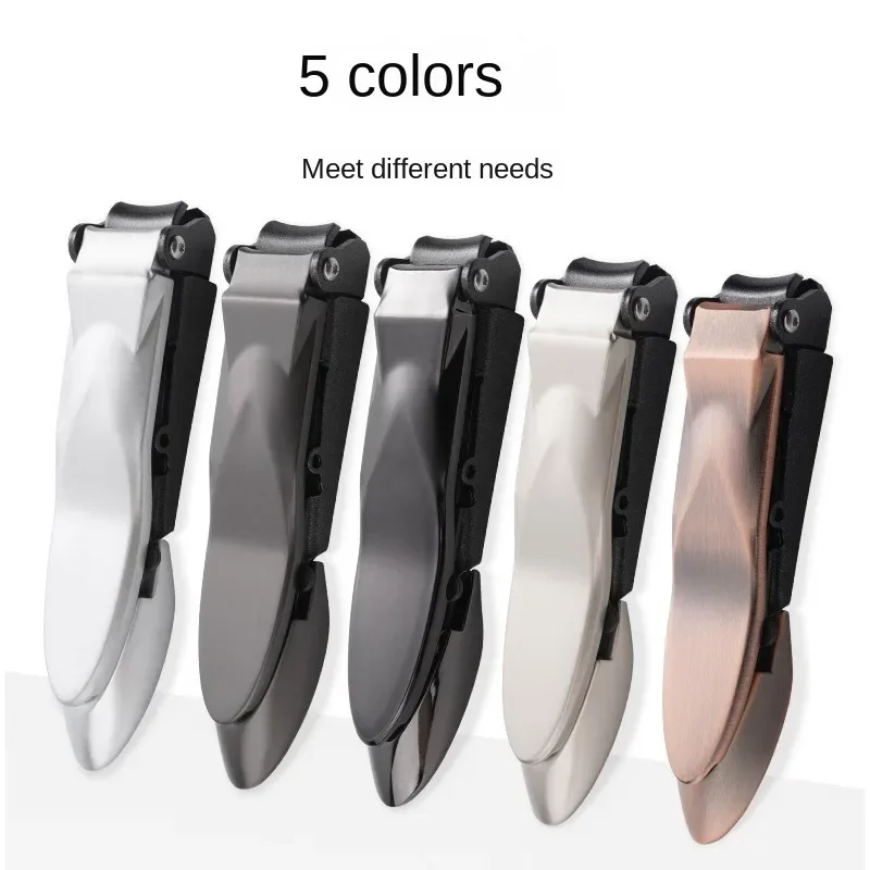 قطعة واحدة من مقصات الأظافر للرجال مع الماسك - قواطع أظافر حادة شديدة التحمل ذاتية التجميع مع رافعة مريحة تحافظ على أظافر الأظافر #5