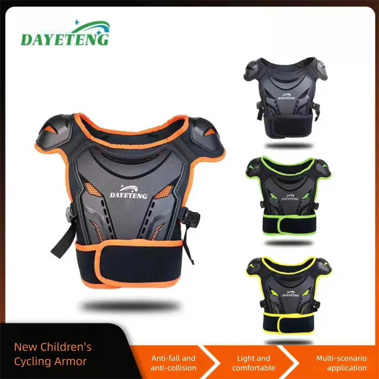 

Детская броня для мотоцикла, одежда для гонок по бездорожью, катание на роликовых коньках, балансировочное автомобильное защитное оборудование, комплект защиты от брони