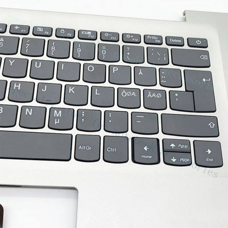 A+  For Lenovo Ideapad 120S-14 120S-14IAP S130-14IGM Palmrest With Keyboard Silvery