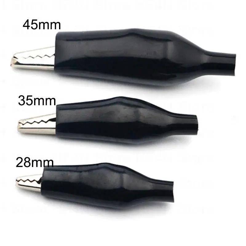 Alligator Clips Electric Test Lead cable pince crocodile Clips DIY Jumper Wire Electrical Roach cord pedal for multimeter B4